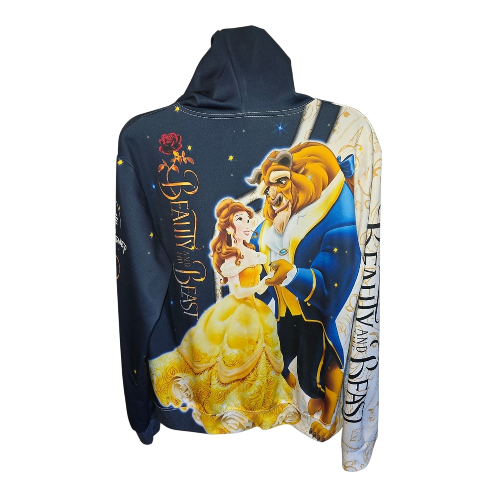 Disney Beauty and the Beast Hoodie and Pants Set - Navy, Yellow, Black - Picture 3 of 11